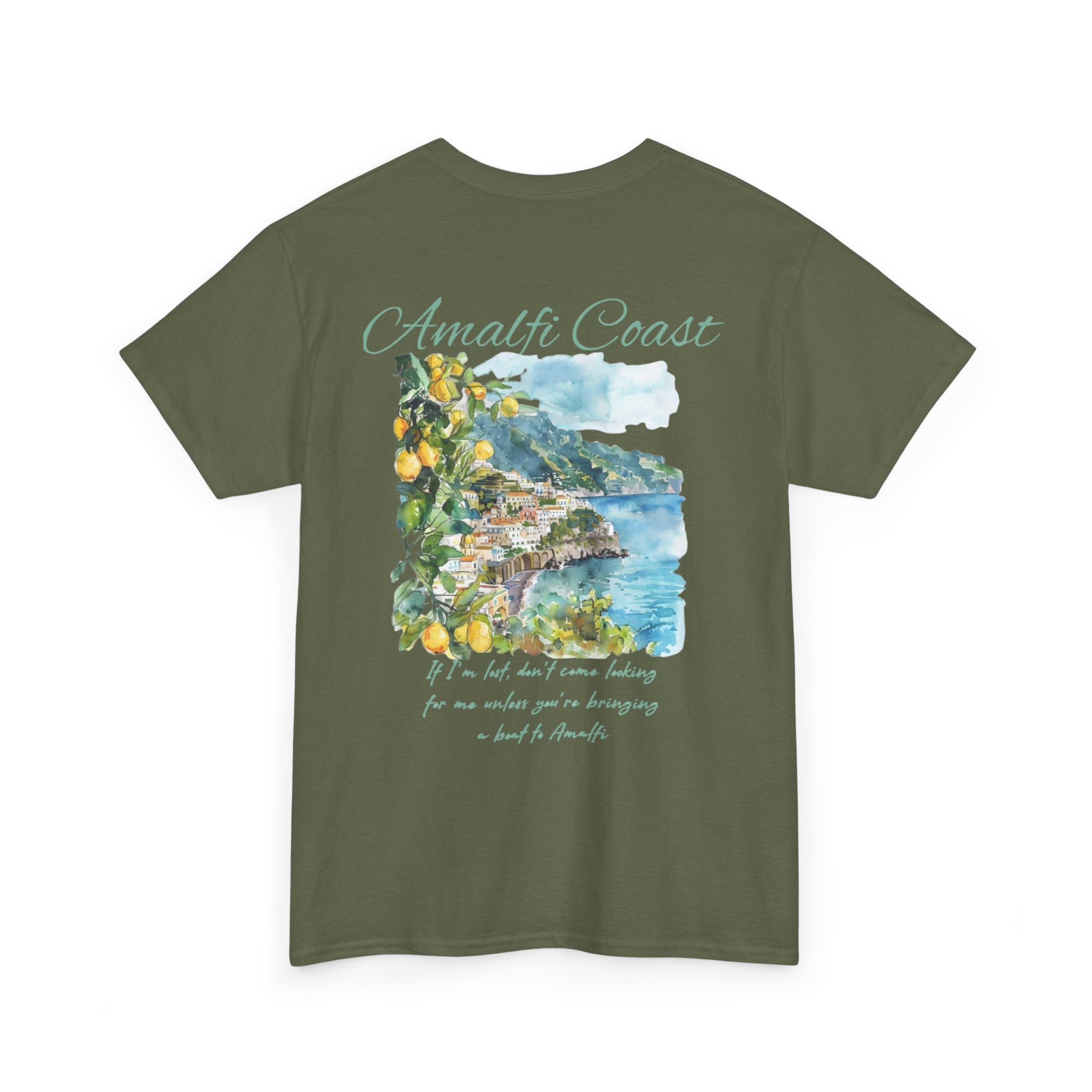 Amalfi Coast Watercolor Tee