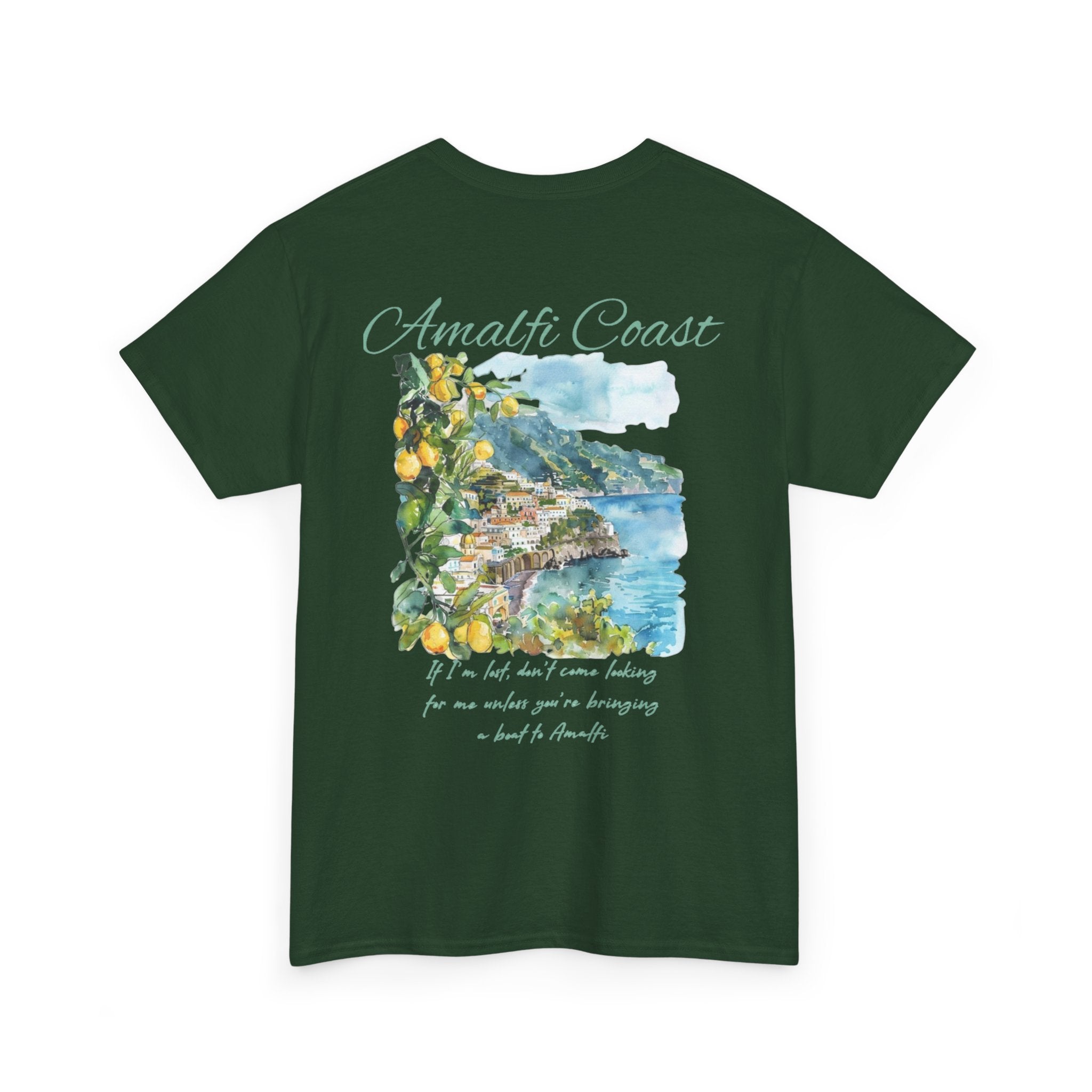 Amalfi Coast Watercolor Tee
