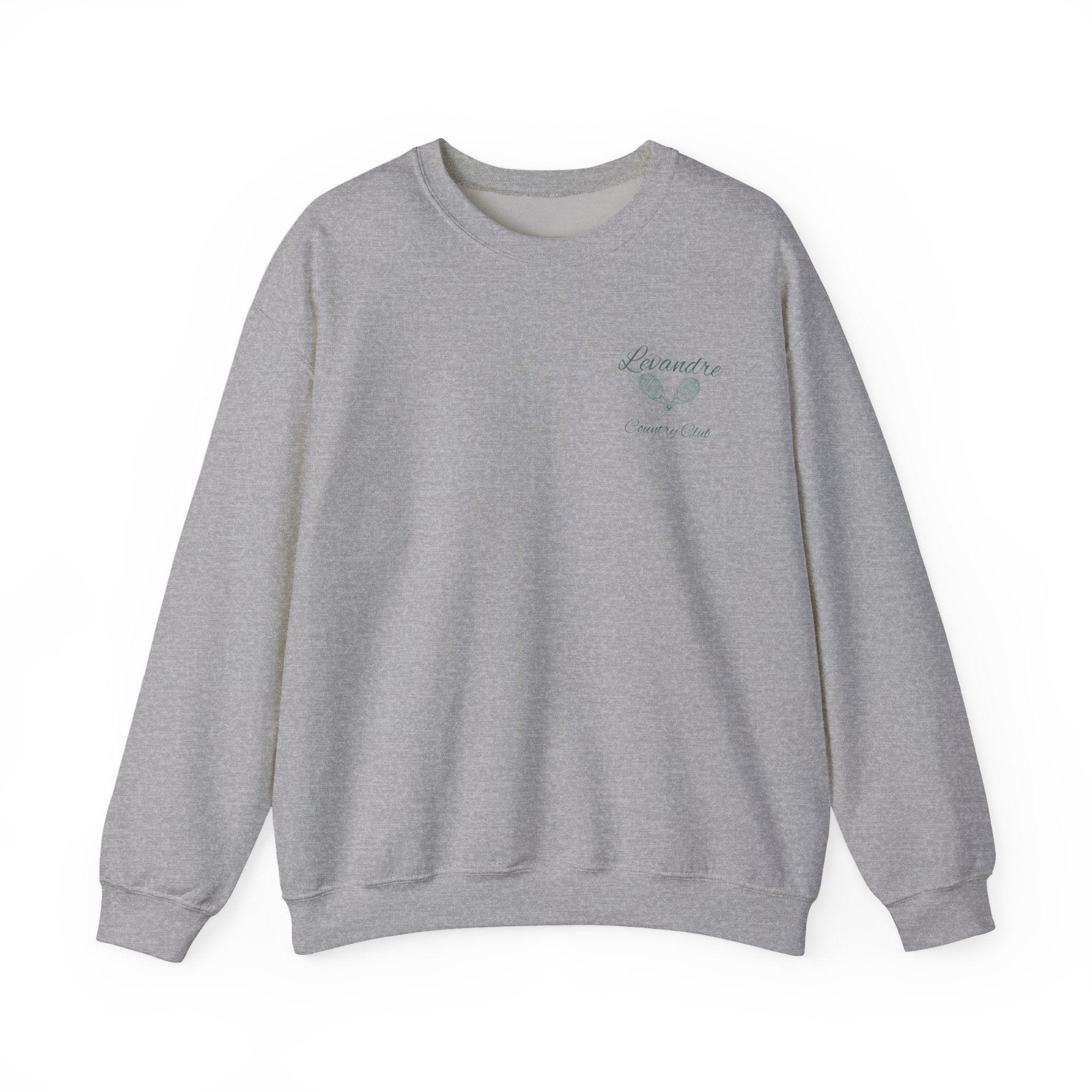 Crewneck Sweatshirt — Tennis Archive Pickleball Graphic (“Paddle Kings” Back Print, Small Front Logo)