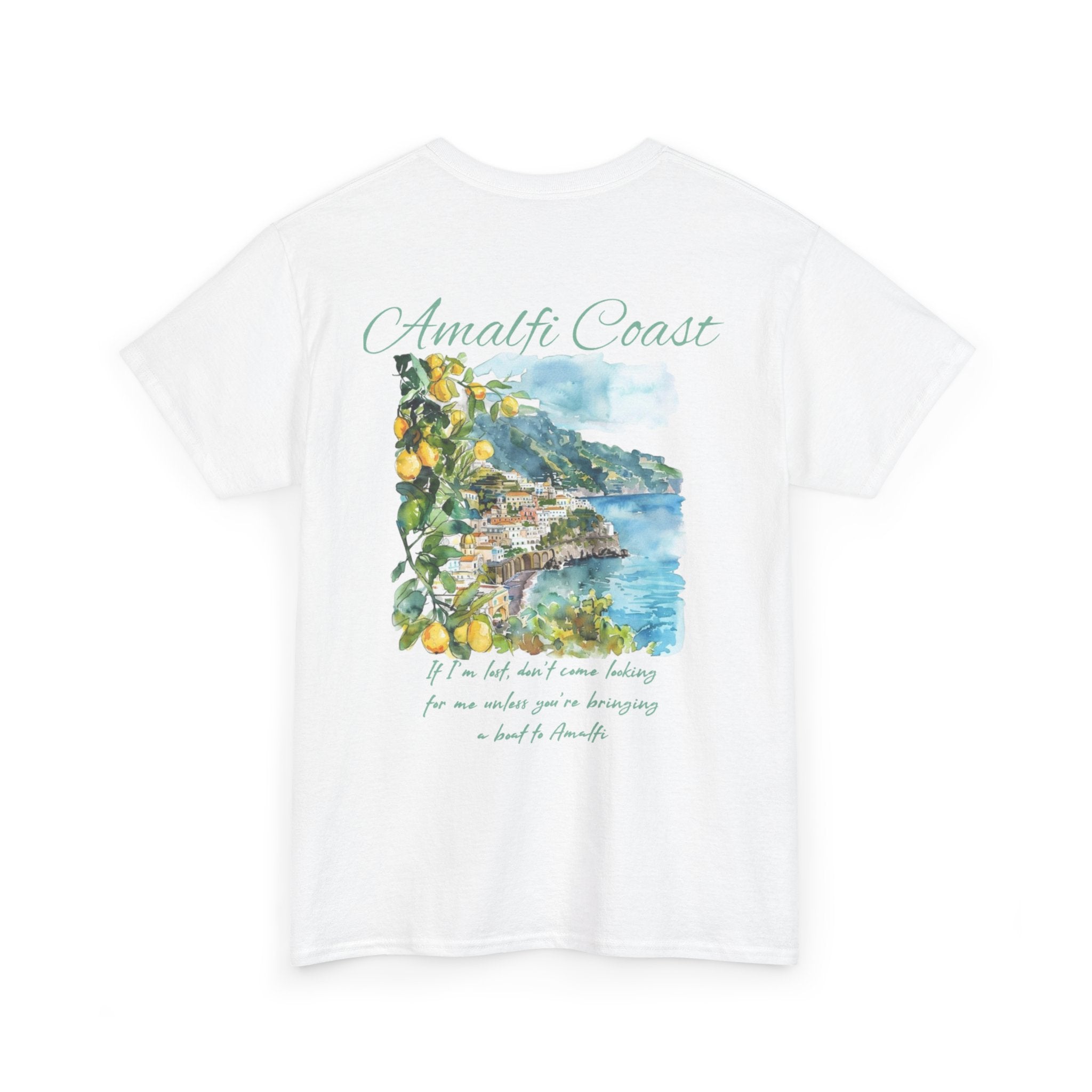 Amalfi Coast Watercolor Tee