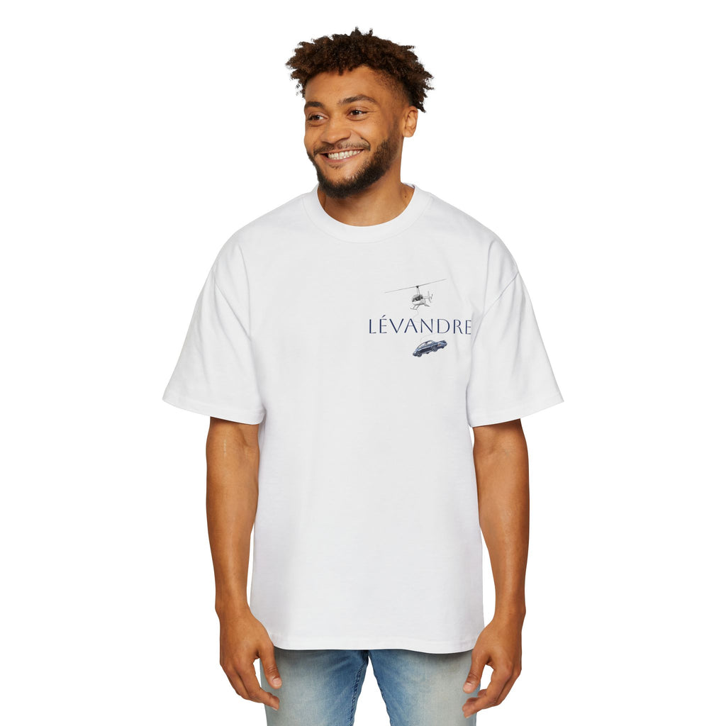 "Who Cares I’m Already Late" Oversized Men's T‑Shirt