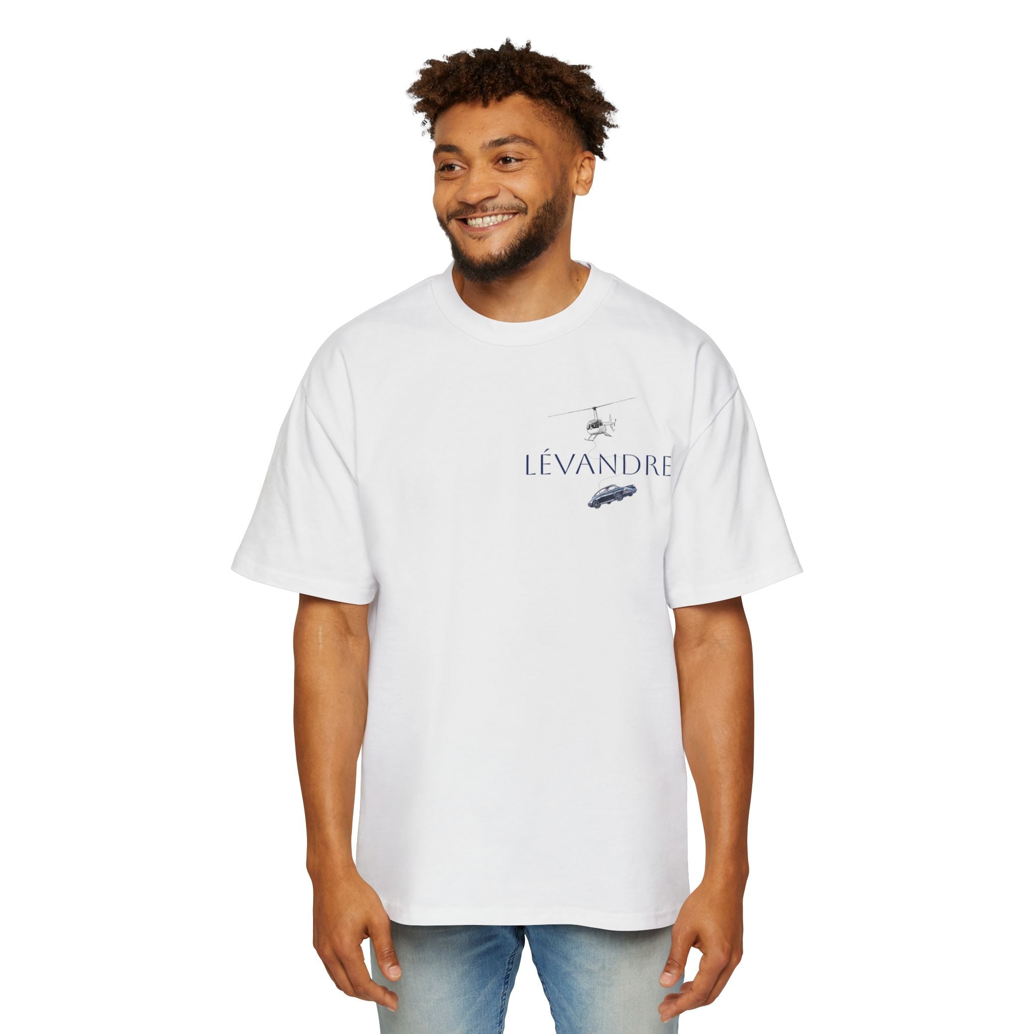 "Who Cares I’m Already Late" Oversized Men's T‑Shirt