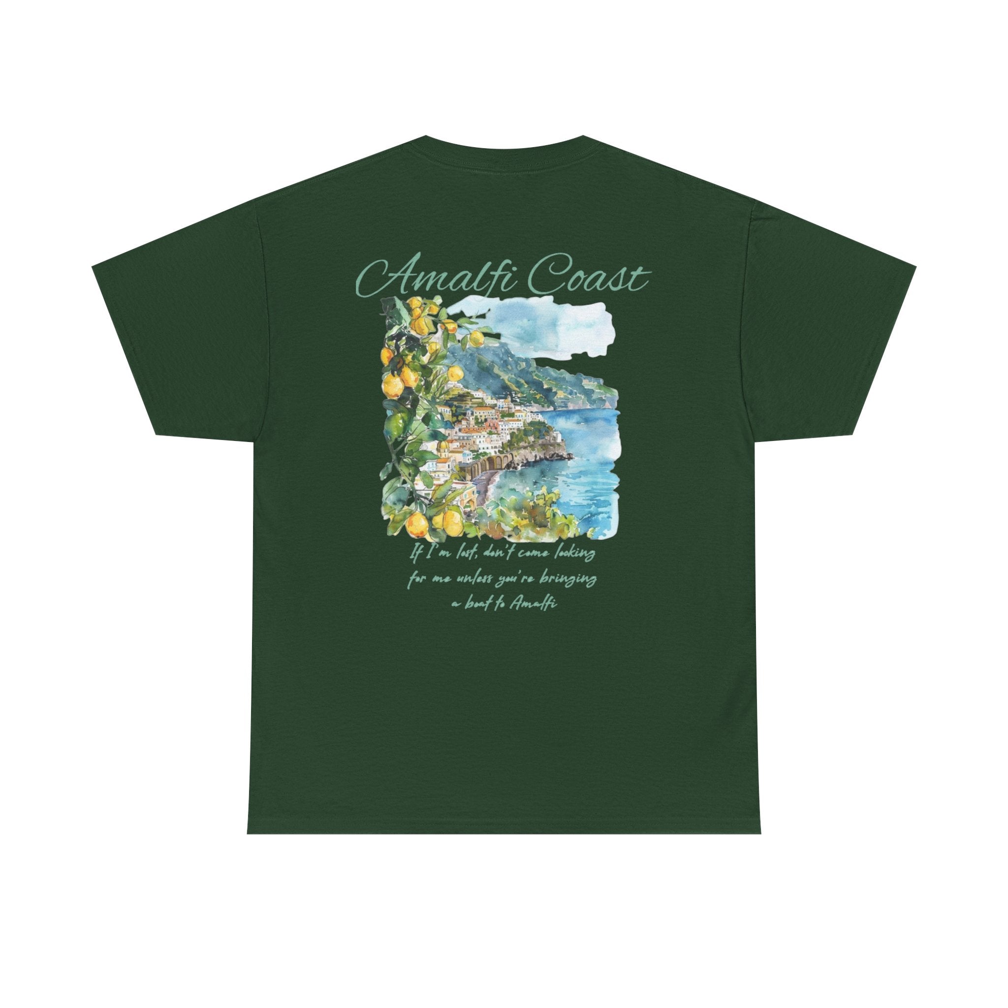 Amalfi Coast Watercolor Tee