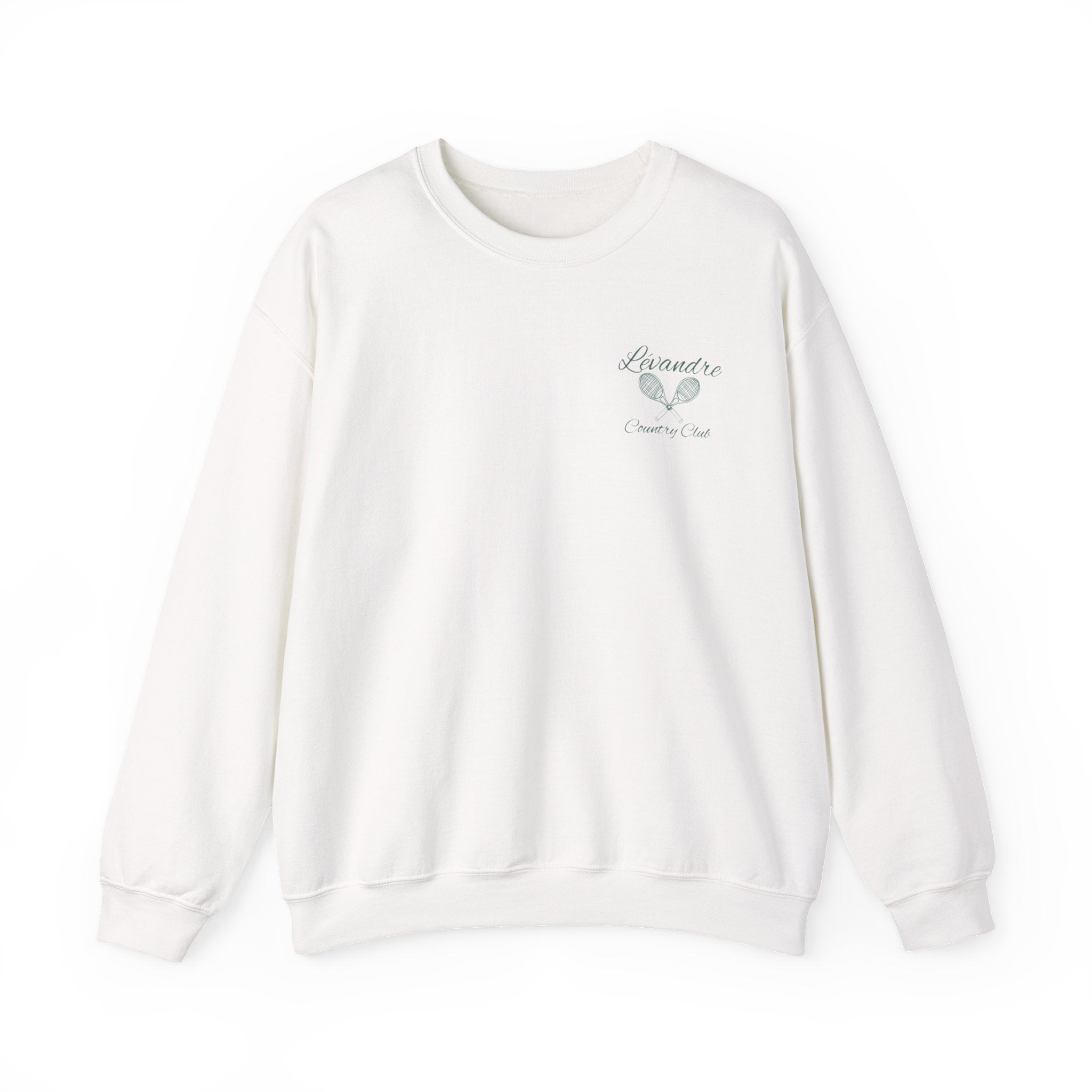 Crewneck Sweatshirt — Tennis Archive Pickleball Graphic (“Paddle Kings” Back Print, Small Front Logo)