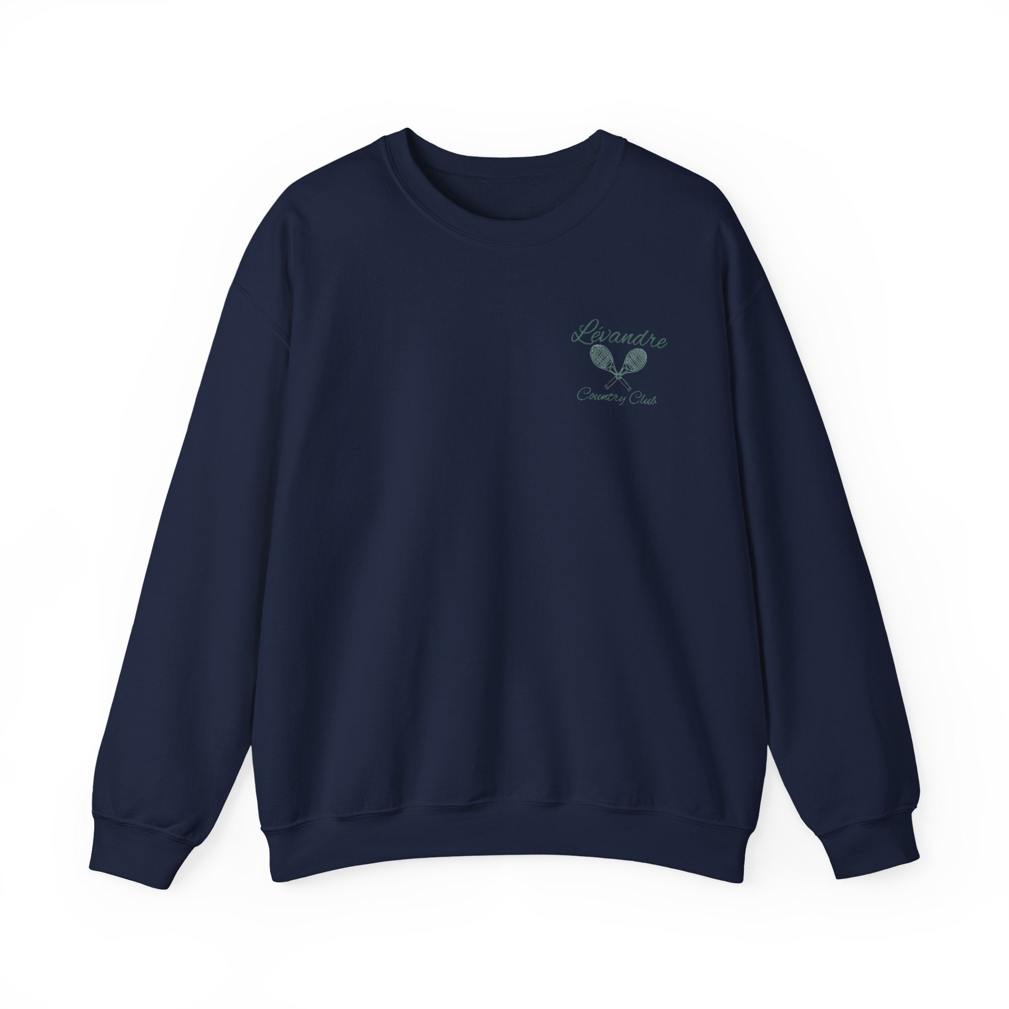 Crewneck Sweatshirt — Tennis Archive Pickleball Graphic (“Paddle Kings” Back Print, Small Front Logo)