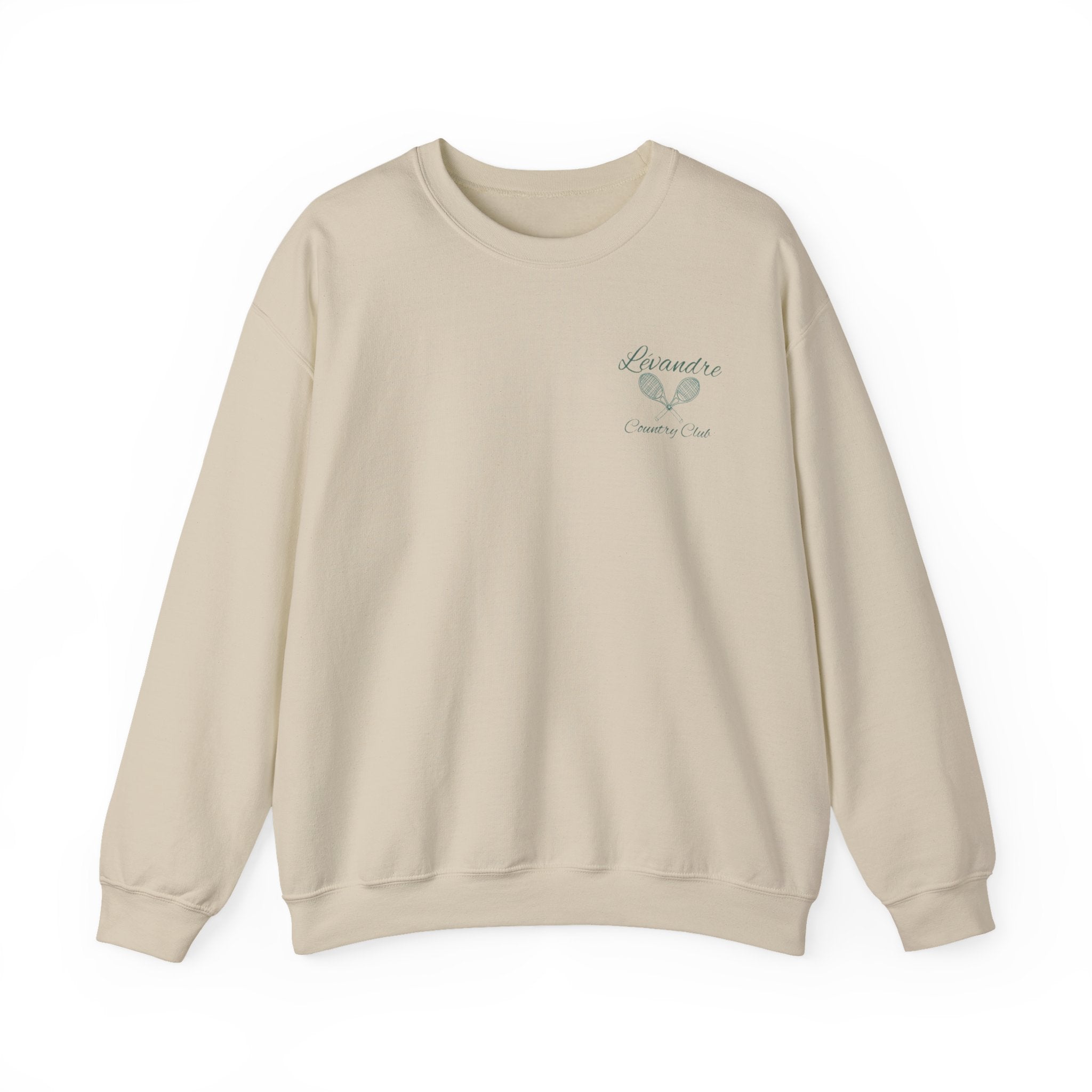 Crewneck Sweatshirt — Tennis Archive Pickleball Graphic (“Paddle Kings” Back Print, Small Front Logo)