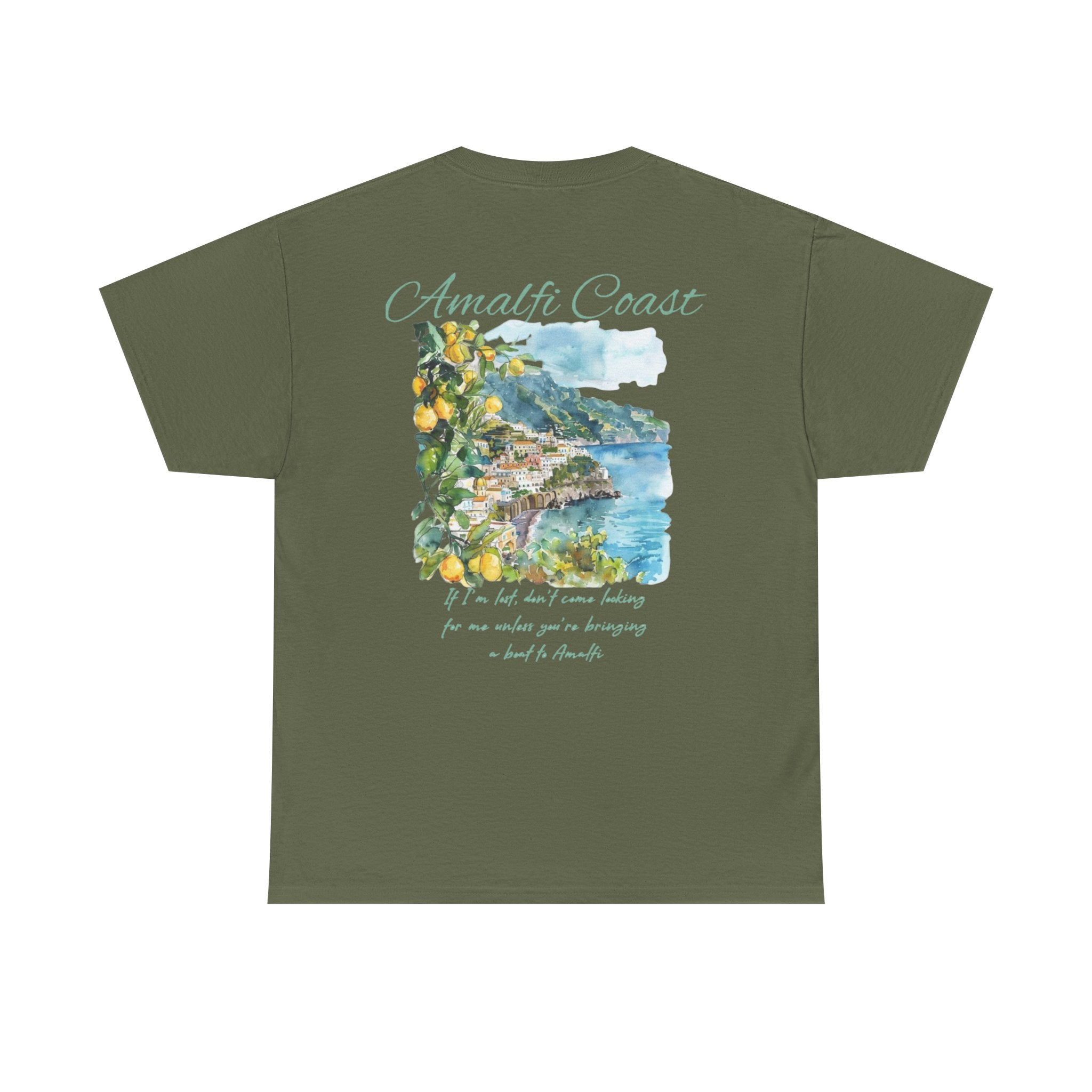Amalfi Coast Watercolor Tee